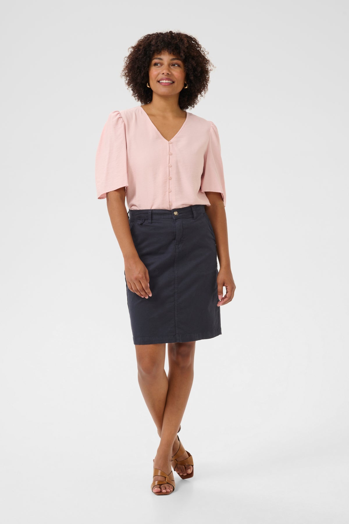 CRBerta Twill Skirt Navy Blazer - 10613652