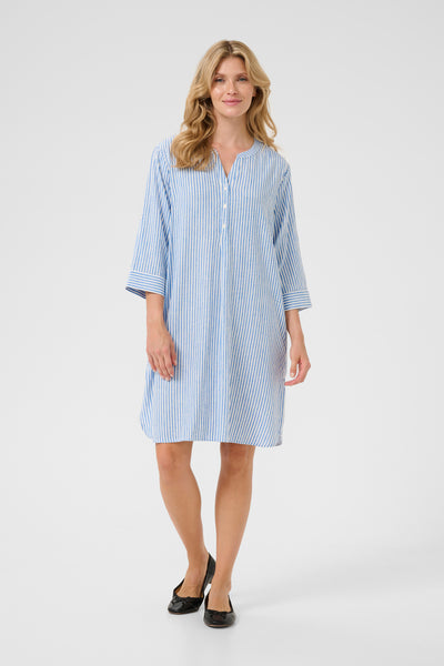 CRVenta Caftan Short Dress Blue Milkboy Thumbnail