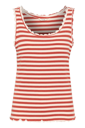 CRRibba Stripe Top Bruchetta Stripe