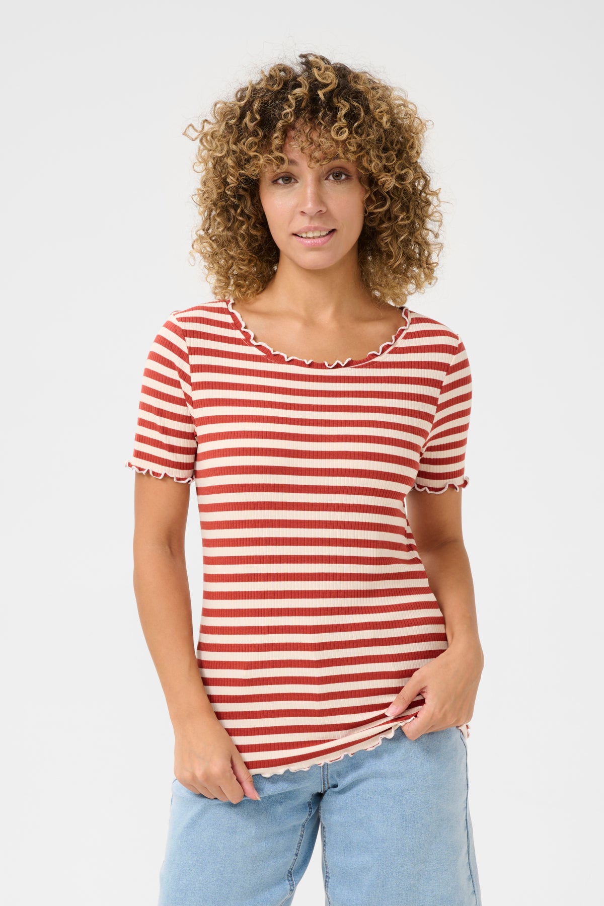 CRRibba stripe Tshirt Bruchetta Stripe - 10613876