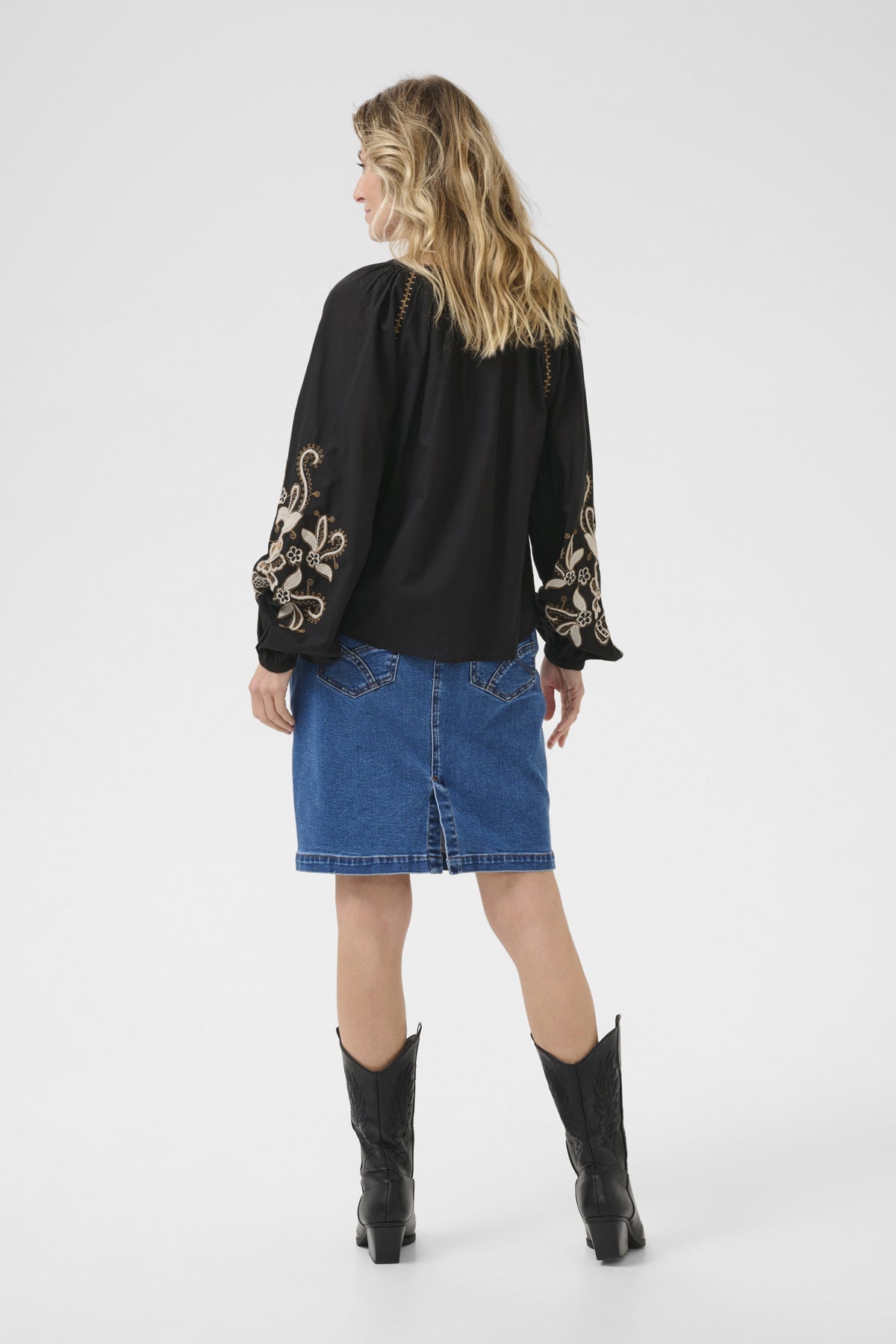 CRJessica Blouse Pitch Black - 10613888