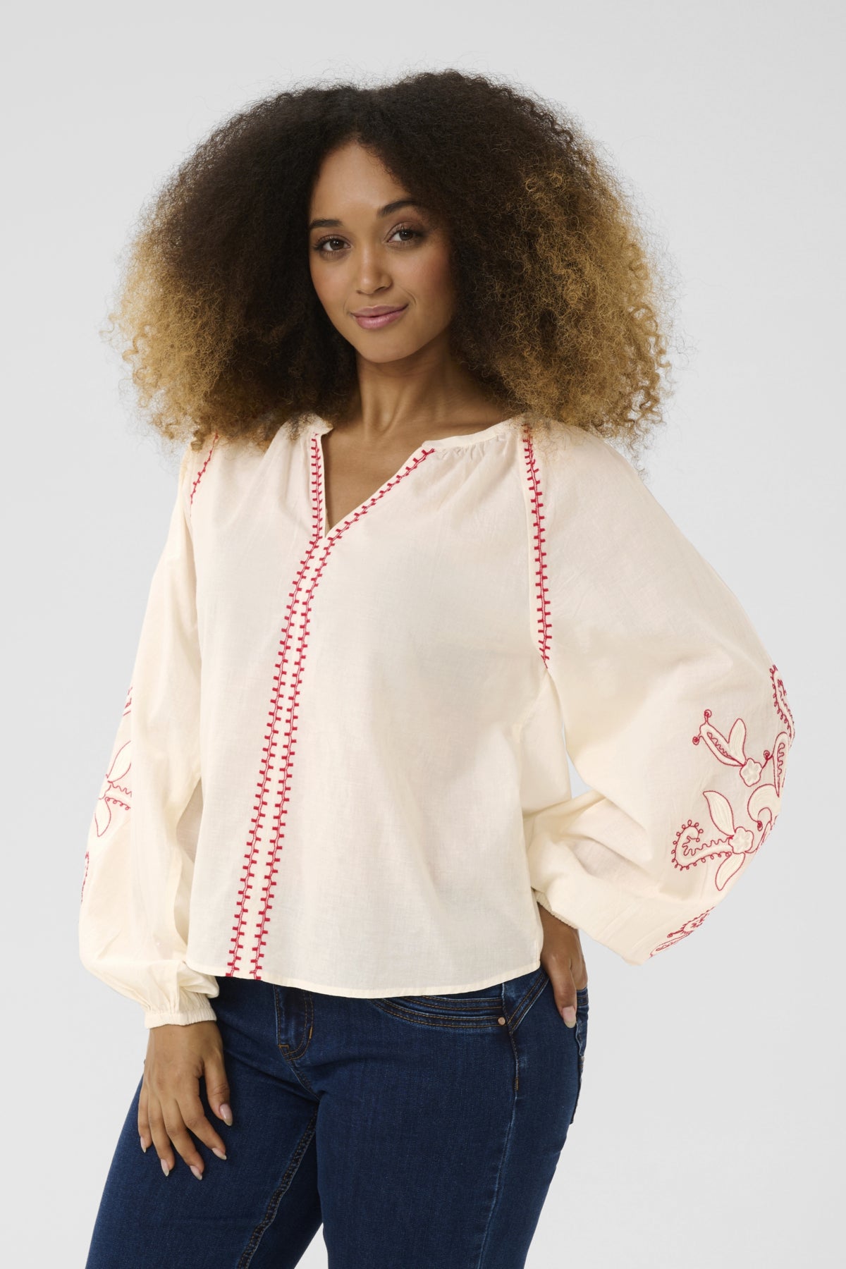 CRJessica Blouse Birch - 10613888