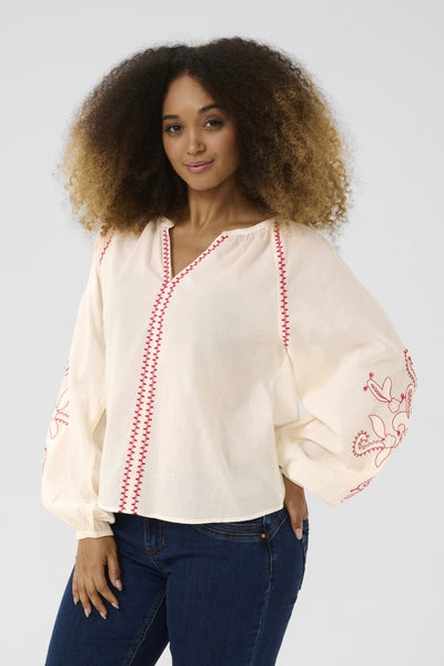 CRJessica Blouse Birch - 10613888 Thumbnail