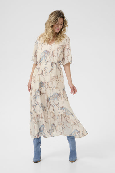 CRVilma Dress Blue Horse - 10613892 Thumbnail
