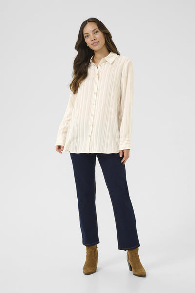 CRVenea Joa Shirt Birch Stripe - 10613901 Thumbnail
