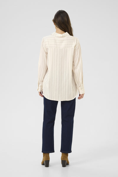 CRVenea Joa Shirt Birch Stripe - 10613901 Thumbnail