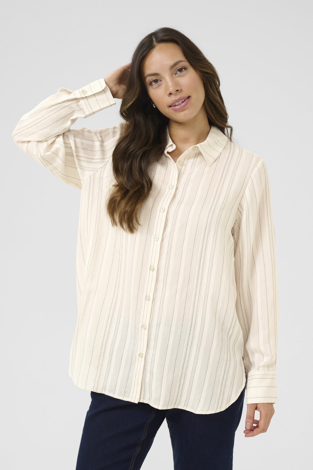 CRVenea Joa Shirt Birch Stripe - 10613901
