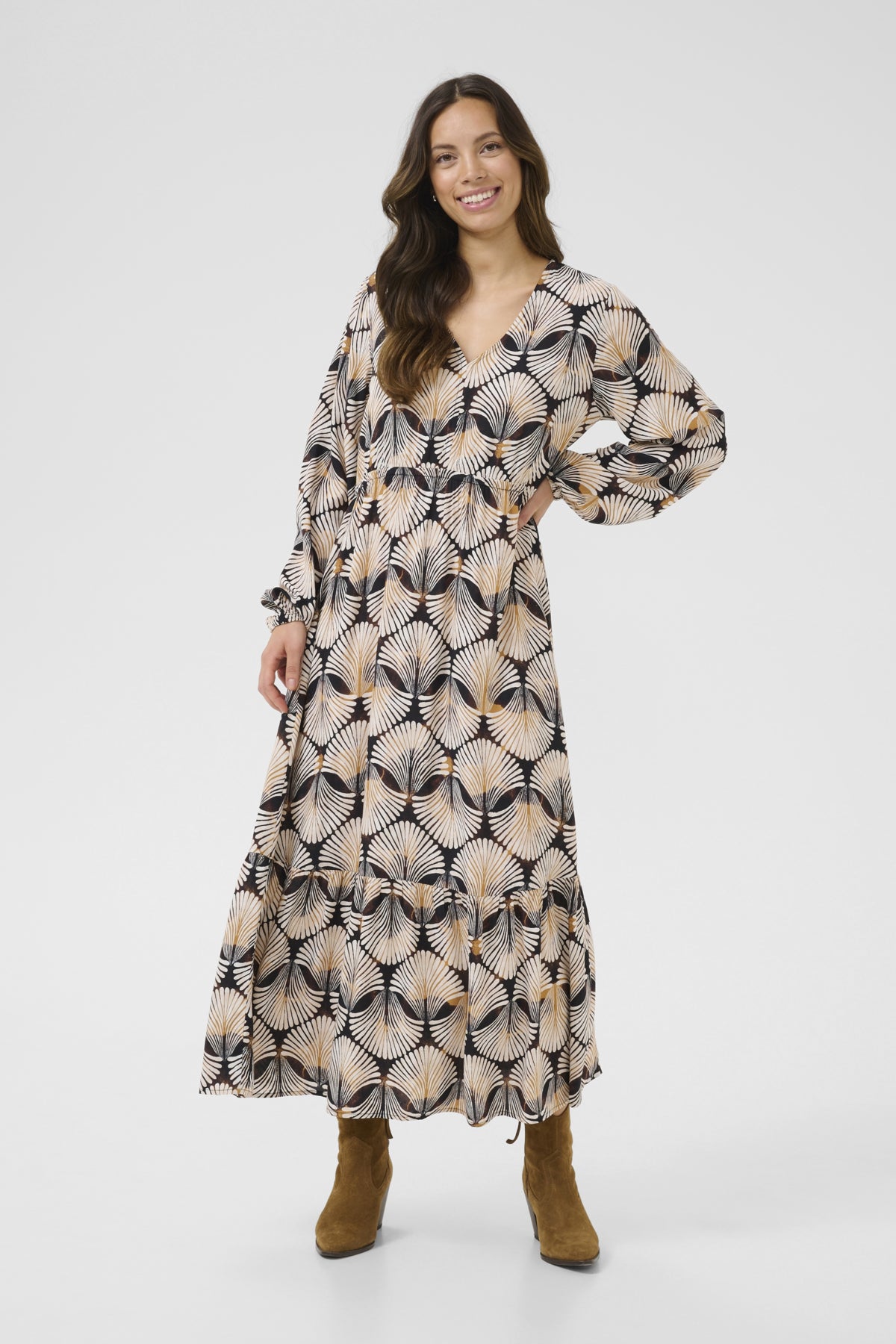 CRTiah Dress Black Brown Shell - 10613917