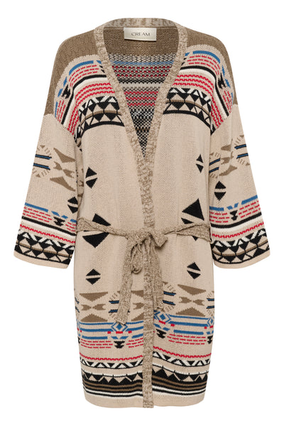CREtta cardigan Ethnic red and blue mix - 10613923 Thumbnail