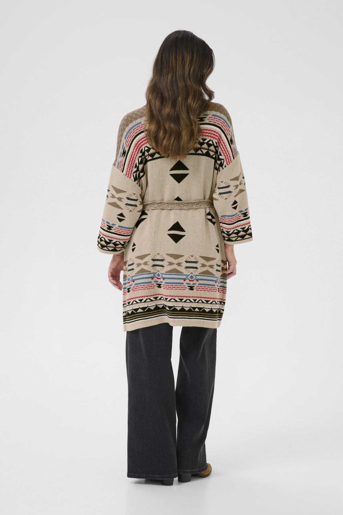 CREtta cardigan Ethnic red and blue mix - 10613923