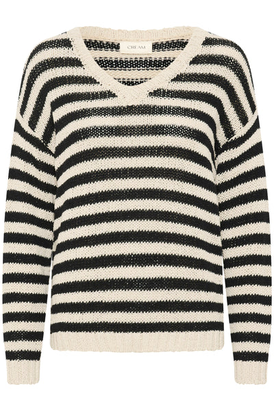 CRGiveme stripe pullover Ancient Scroll ad black stripe - 10613932 Thumbnail