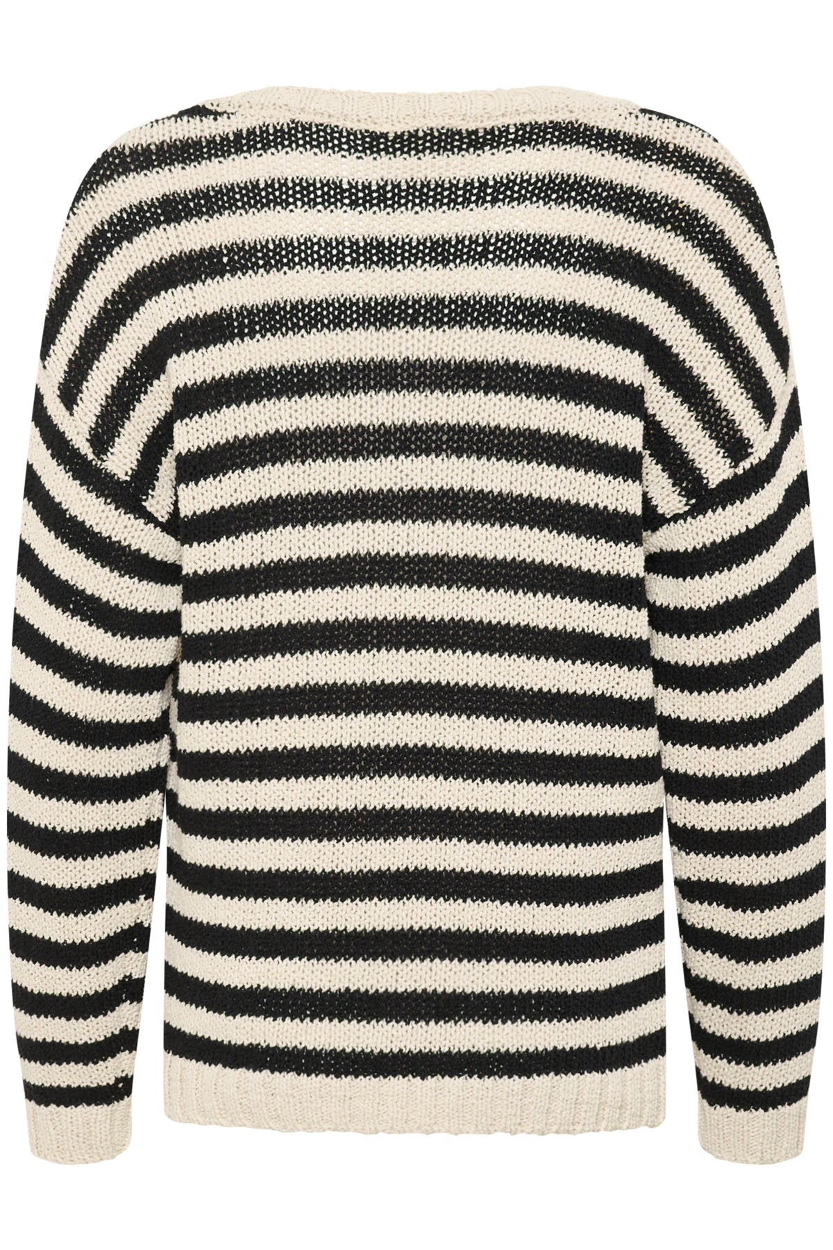 CRGiveme stripe pullover Ancient Scroll ad black stripe - 10613932
