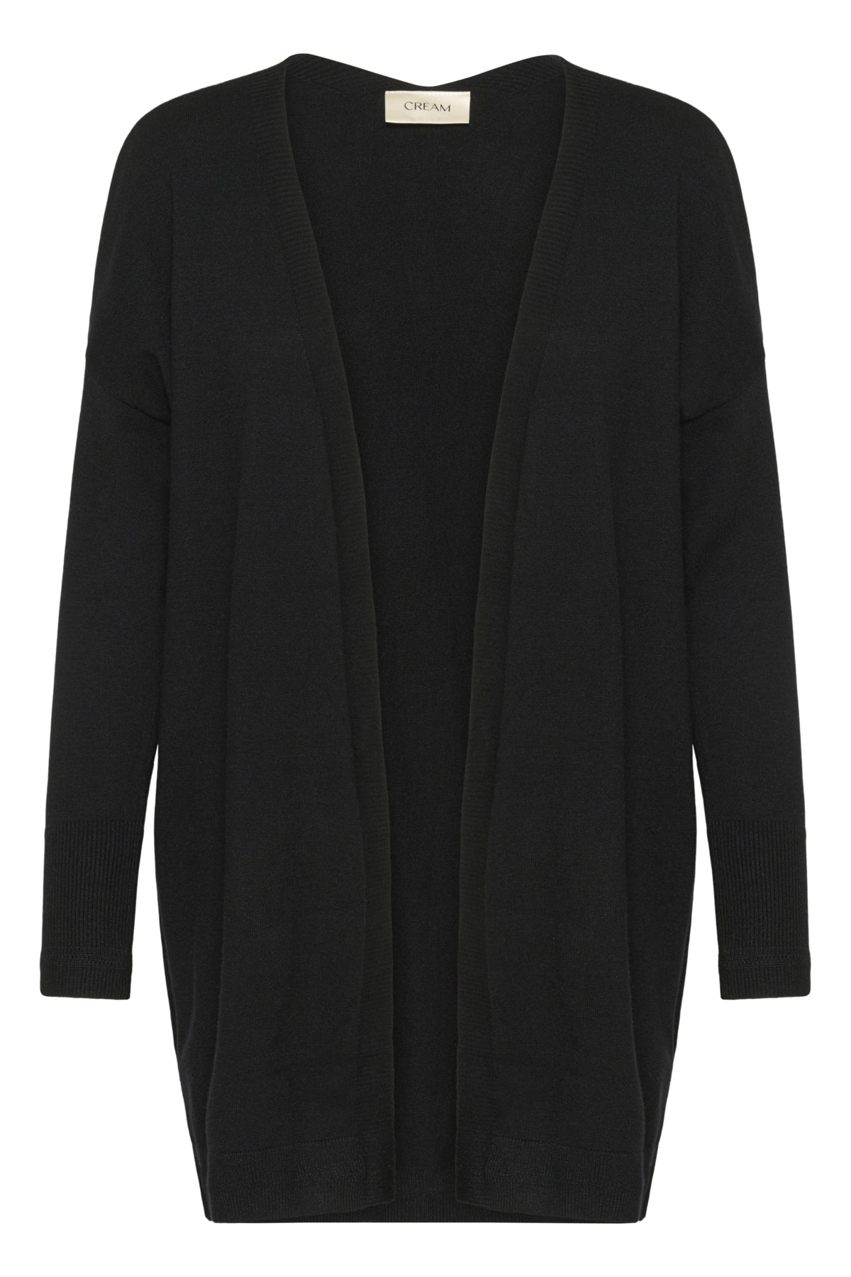 CRDela long cardigan Pitch Black - 10613960