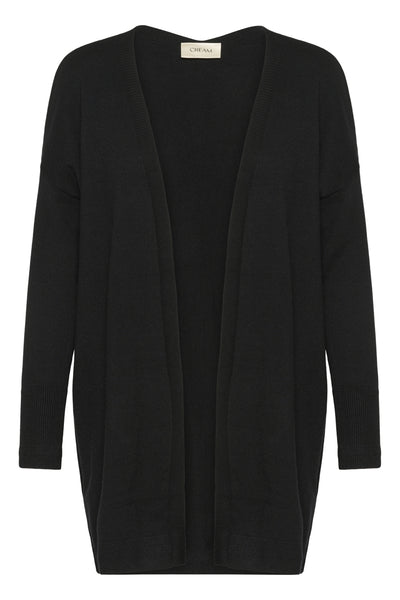 CRDela long cardigan Pitch Black - 10613960 Thumbnail