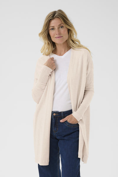 CRDela long cardigan Ancient Scroll Melange - 10613960 Thumbnail