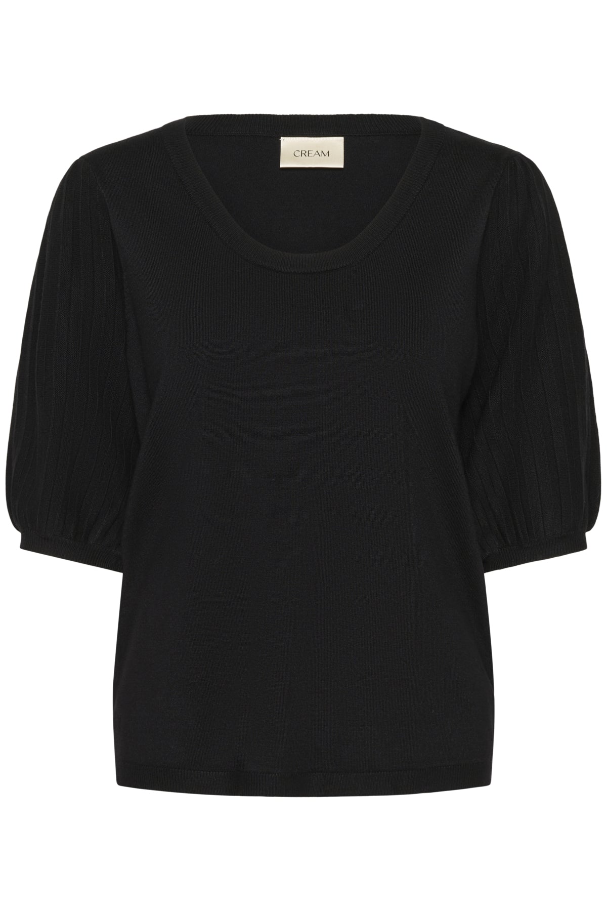 CRVillea pleat pullover Pitch Black - 10614038