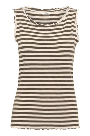 CRRibba Stripe Top Canteen Birch Stripe - 10614043