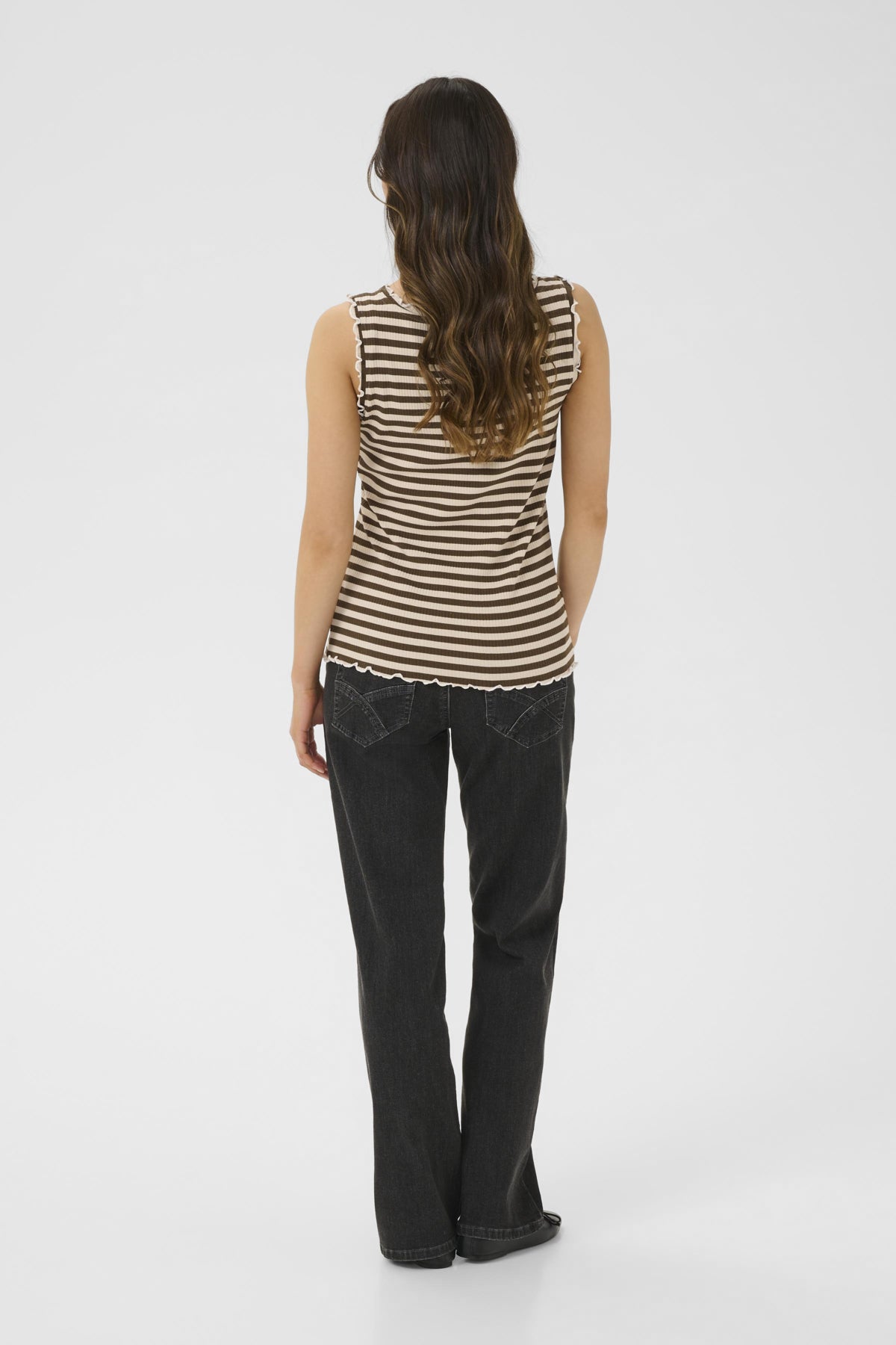 CRRibba Stripe Top Canteen Birch Stripe - 10614043