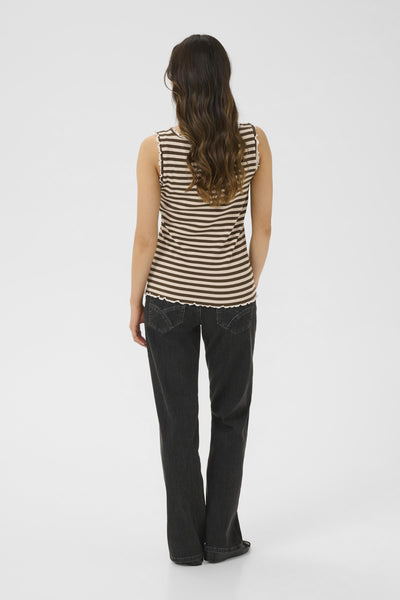 CRRibba Stripe Top Canteen Birch Stripe - 10614043 Thumbnail