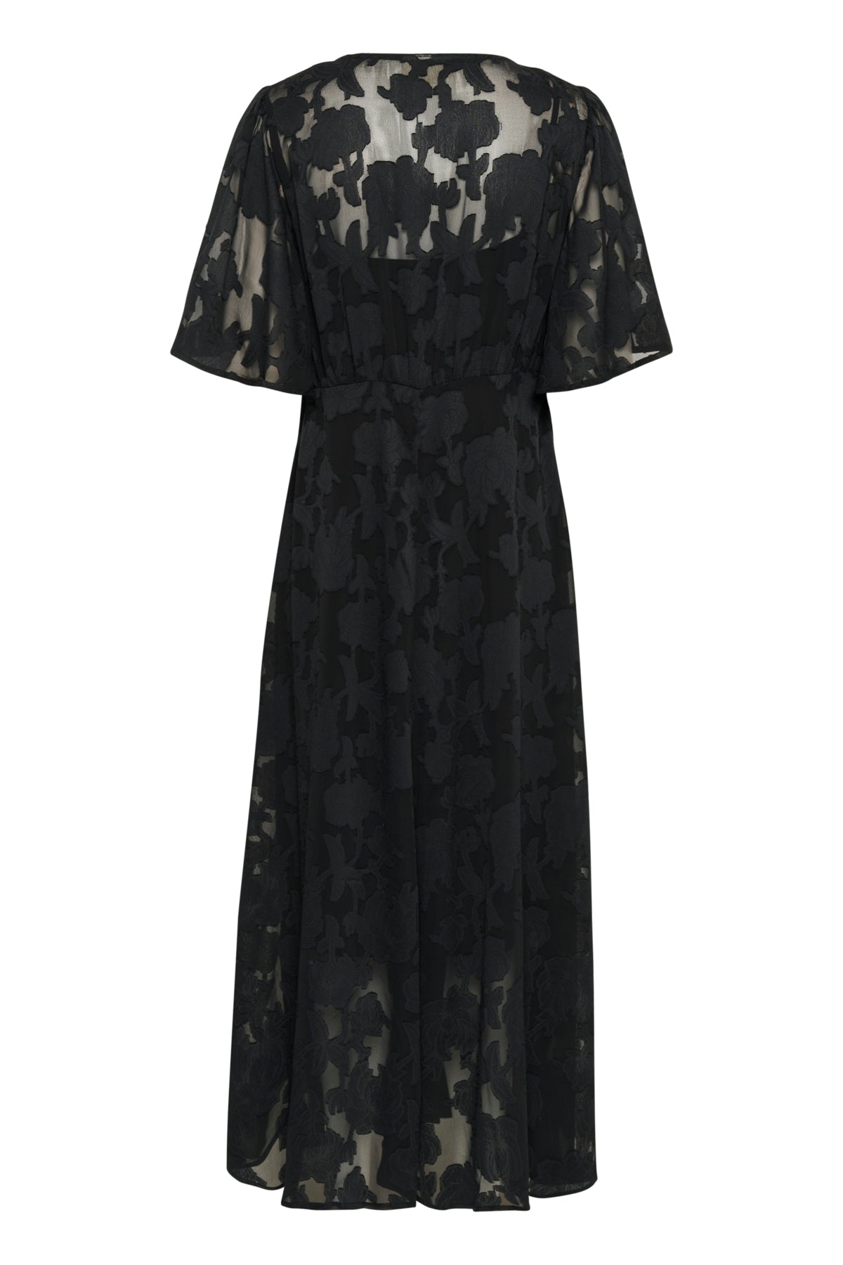 CRChery flower dress Pitch Black - 10614059
