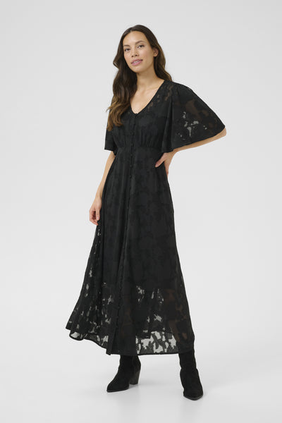 CRChery flower dress Pitch Black - 10614059 Thumbnail