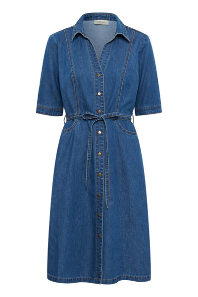 CREstelle Denim Dress Jasper Blue denim - 10614072 Thumbnail