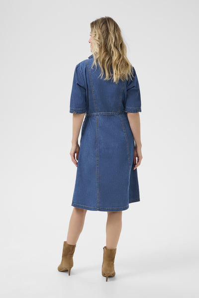 CREstelle Denim Dress Jasper Blue denim - 10614072 Thumbnail