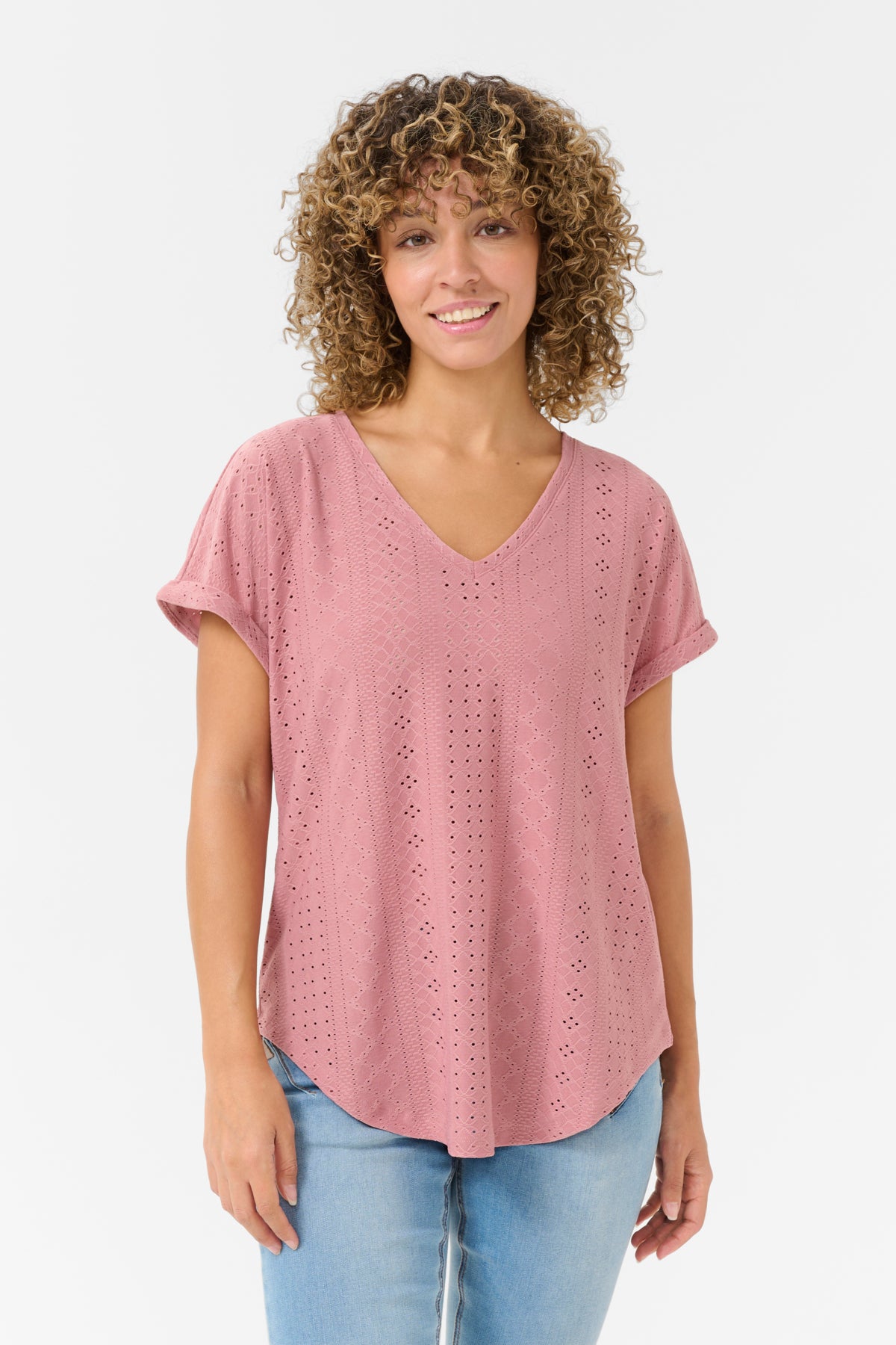 CRMianna V-Neck T-Shirt Burnished Lilac