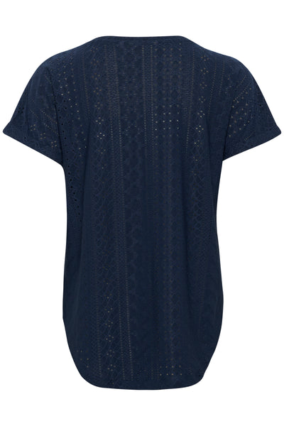 CRMianna V-Neck T-Shirt Dress Blues Thumbnail