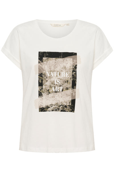 CRSita T-Shirt Green Beige Nature Is Art - 10614080 Thumbnail