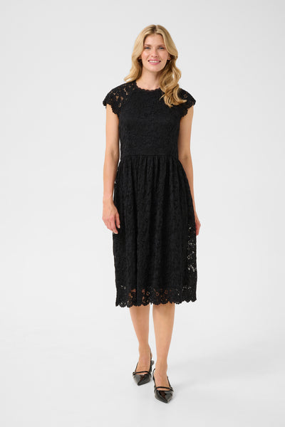 CRVira Lace Dress Pitch Black - 10614084 Thumbnail