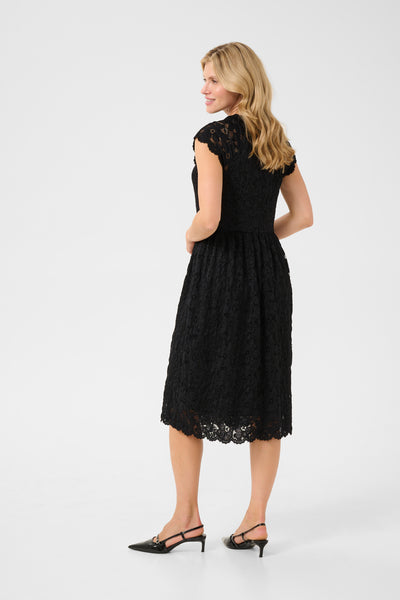 CRVira Lace Dress Pitch Black - 10614084 Thumbnail