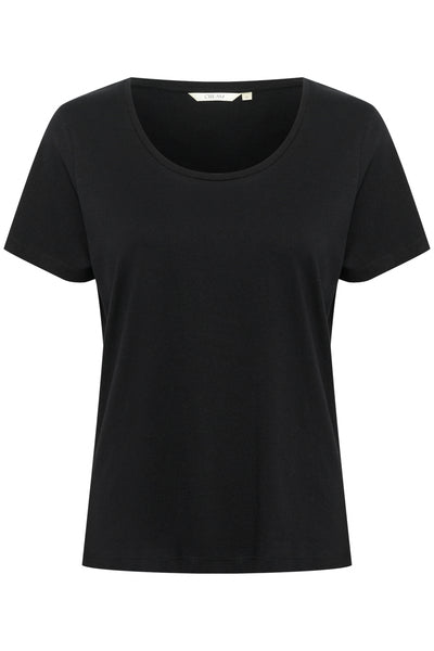 CRNaia ONeck T-Shirt Pitch Black Thumbnail