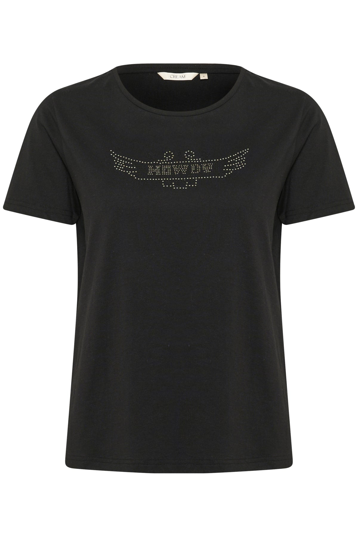 CRLiria T-Shirt Black Howdy Rhinestones - 10614118