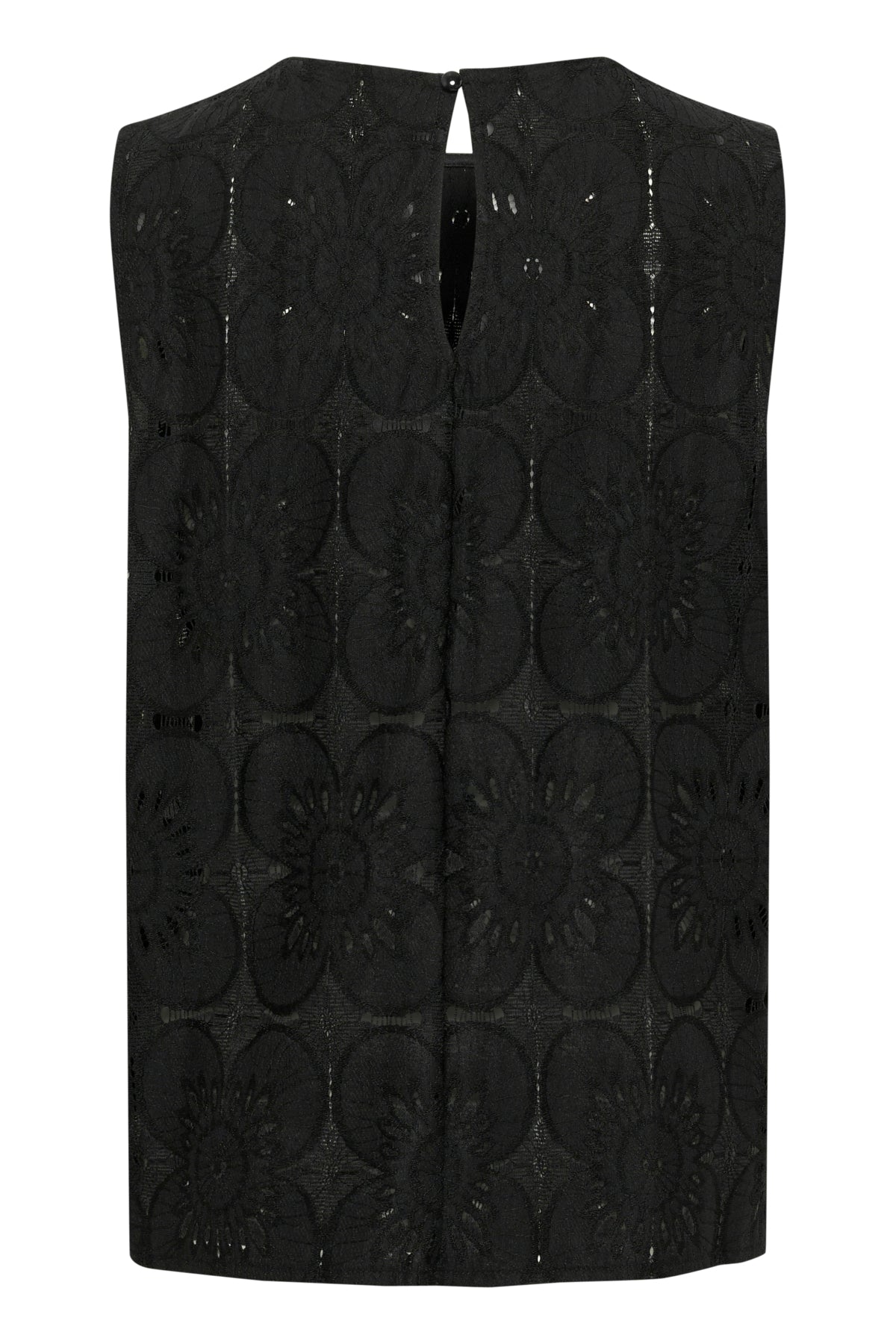 CRLibby Lace Top Pitch Black - 10614119