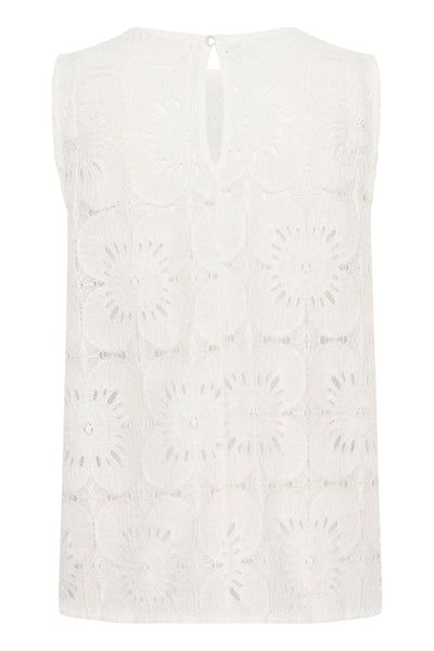 CRLibby Lace Top Snow White - 10614119 Thumbnail
