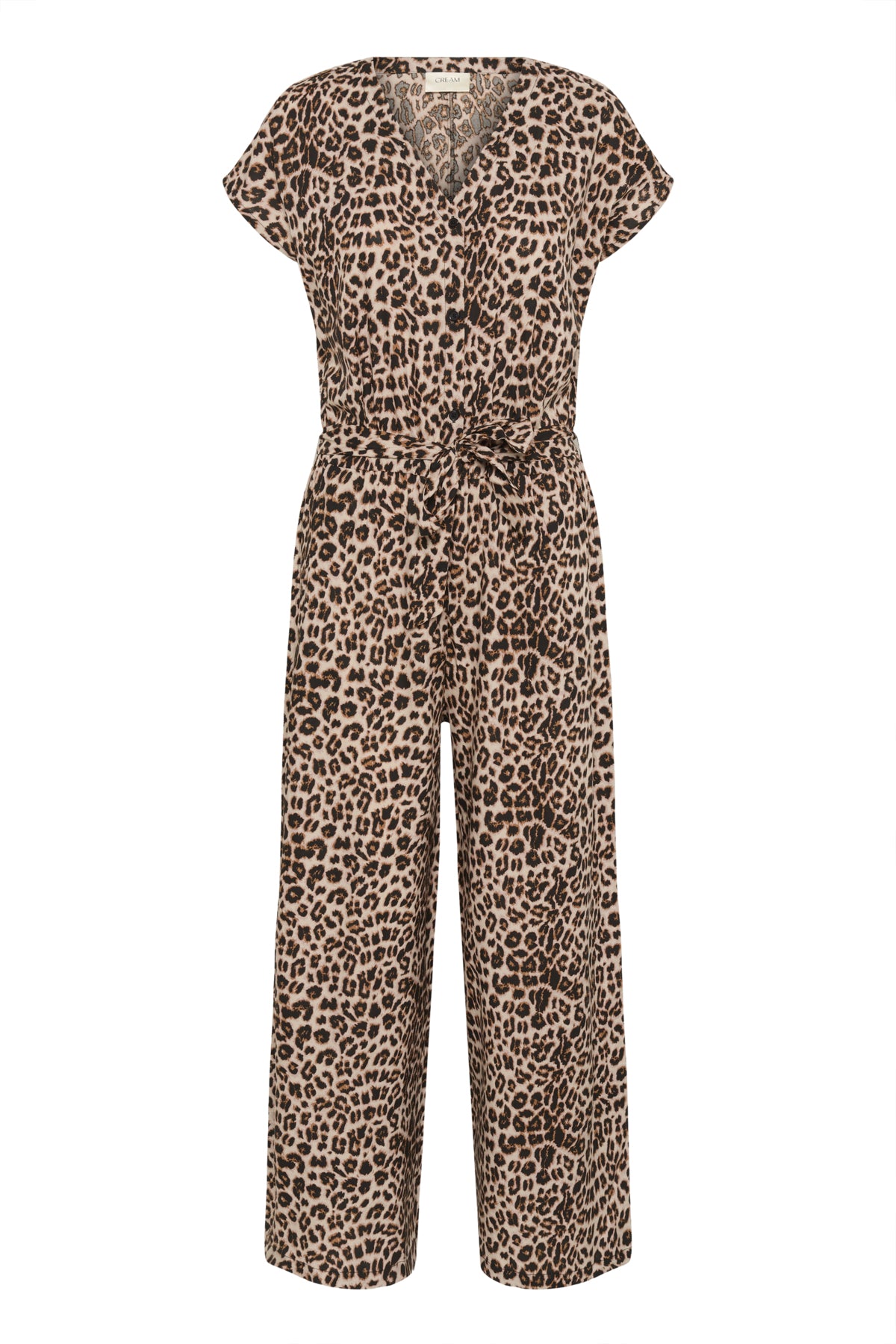 CRTiah Sleeveless Jumpsuit Animal Neutral - 10614227