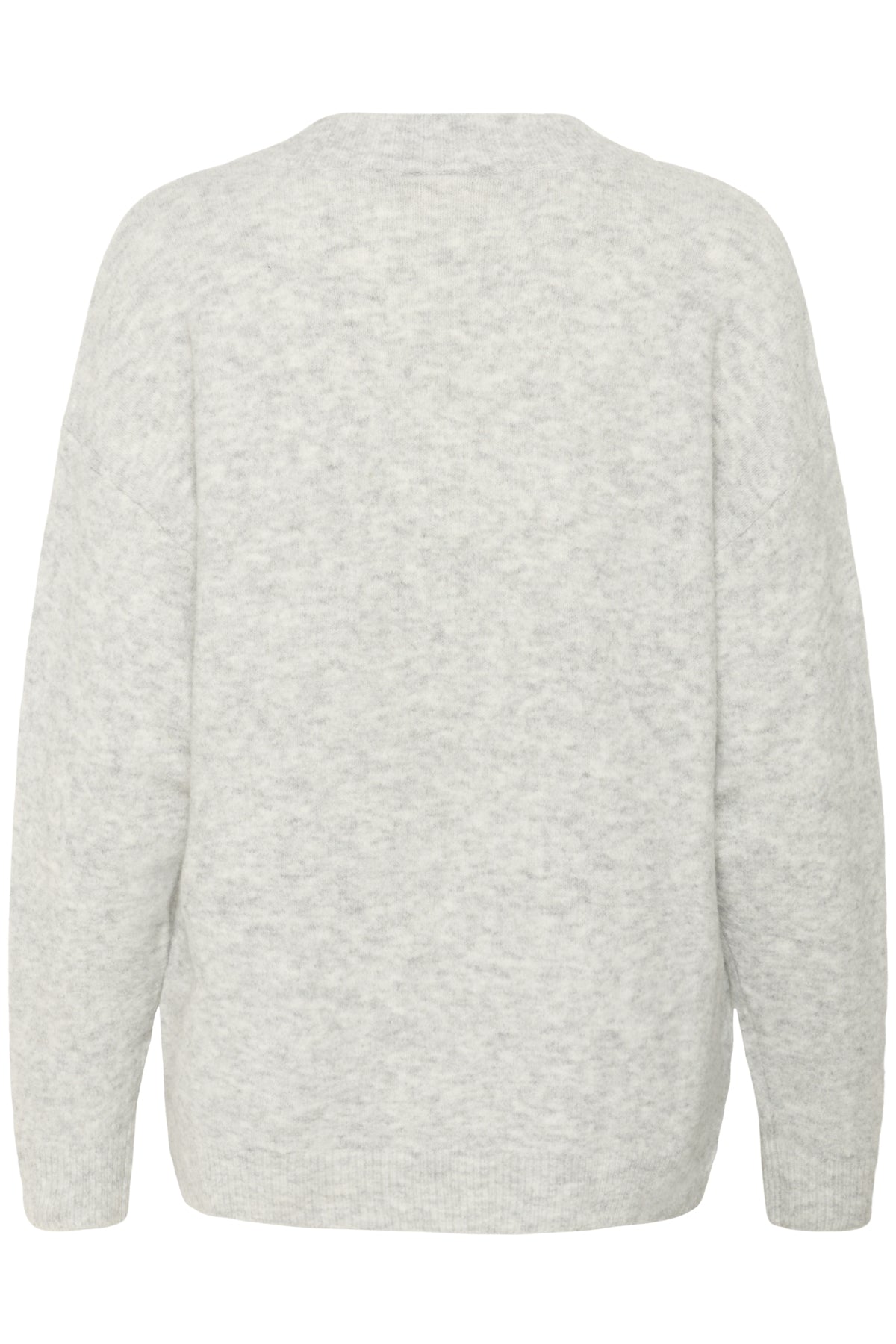 CRMerle OZ V-Neck Pullover Grey Melange - 10614341