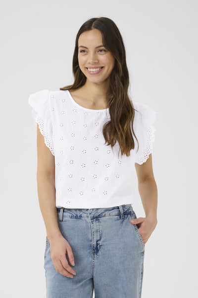 CRMitta Blouse Snow White - 10614360 Thumbnail