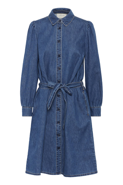 CREstelle LS Denim Dress Jasper Blue denim - 10614618 Thumbnail