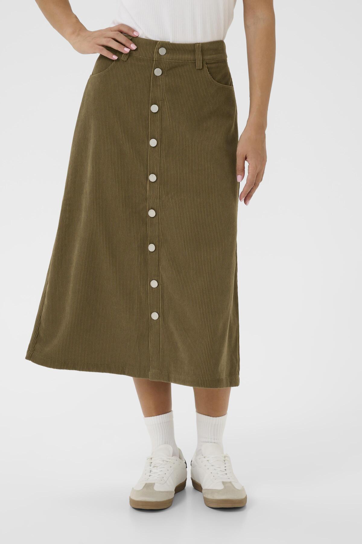 CRCory Long Button Skirt Cub - 10614761