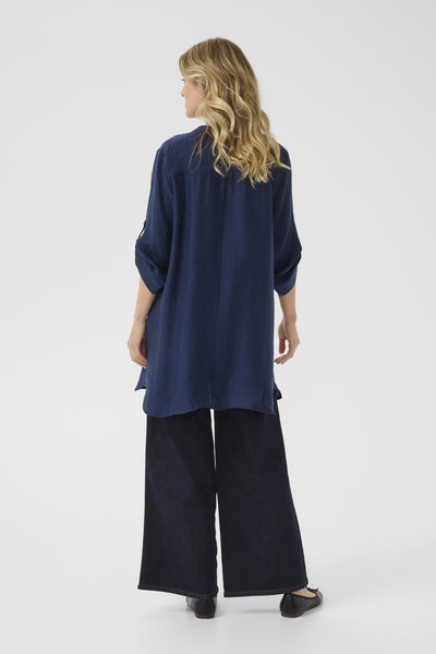 CRWilma Tunic Dress Blues - 10614788 Thumbnail