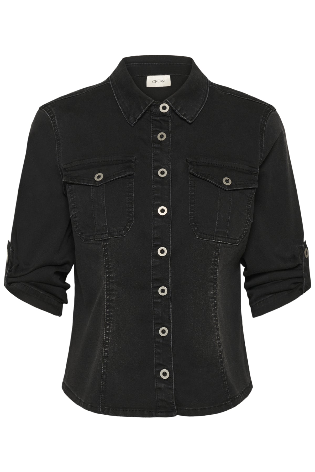 CRUniforma Denim Shirt Black Washed Denim - 10614922
