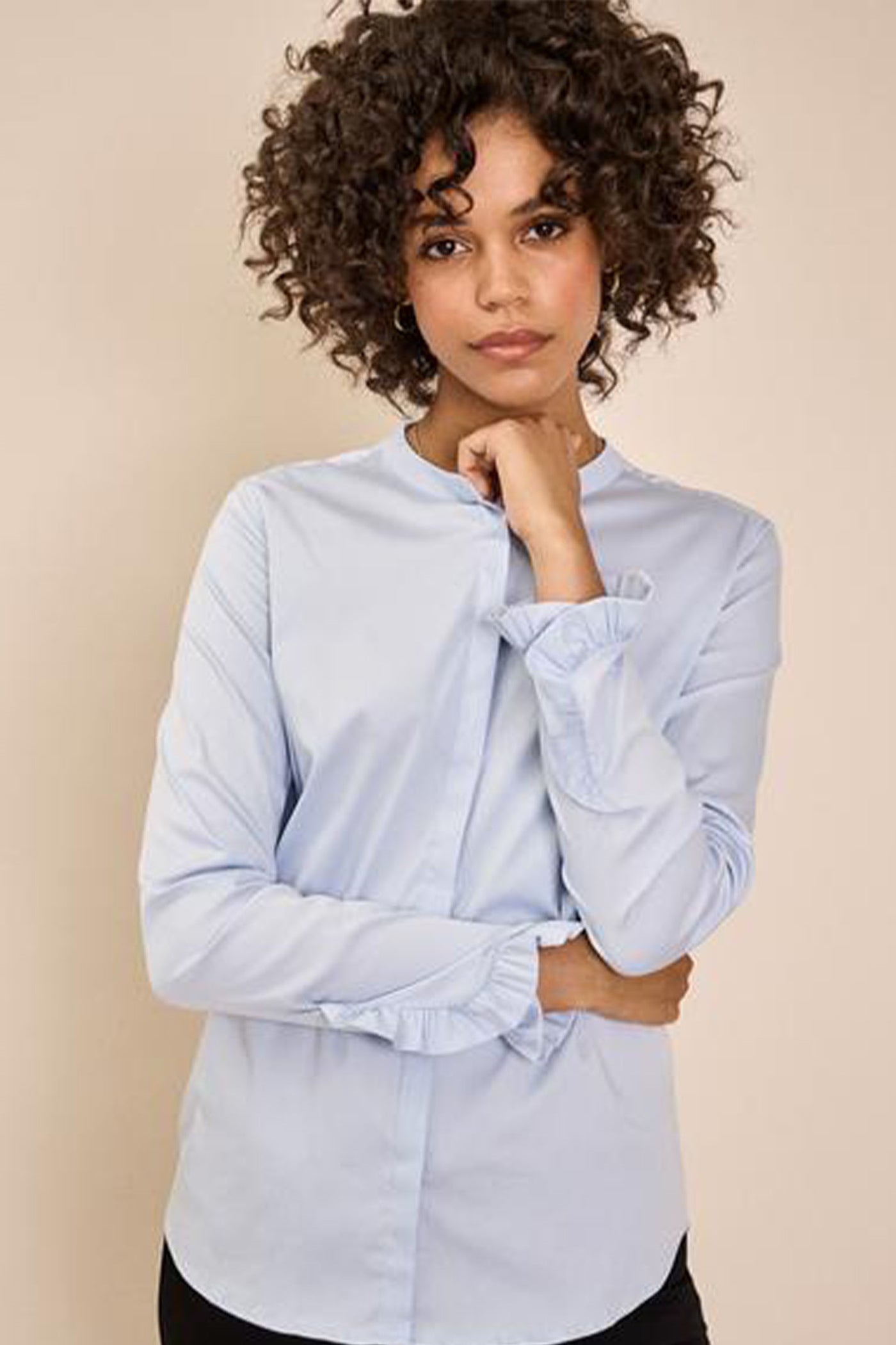 Mattie Sustainable Shirt Light Blue - 131731
