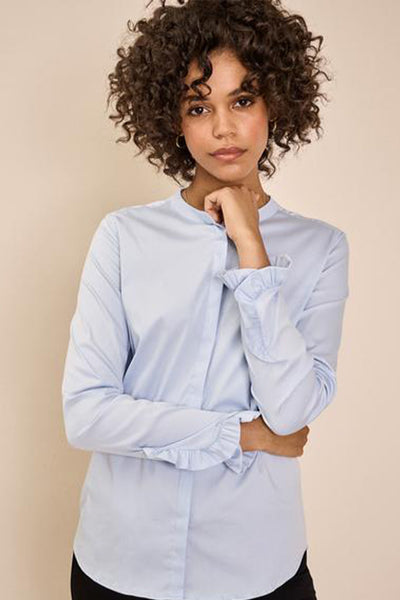 Mattie Sustainable Shirt Light Blue - 131731 Thumbnail