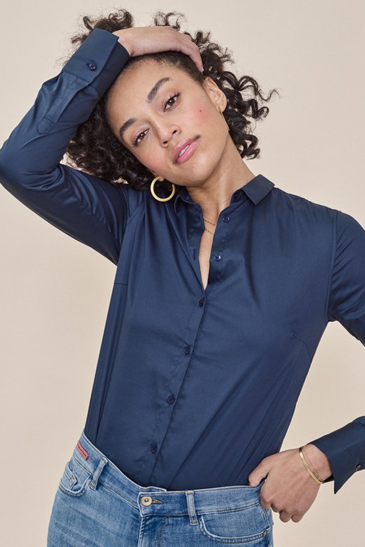 Tilda Sustainable Shirt Night Blue - 131700