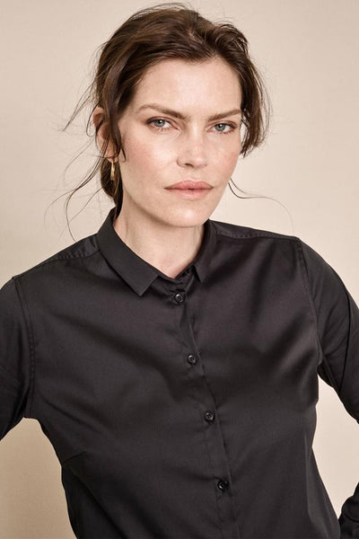Tilda Sustainable Shirt Black - 131700 Thumbnail