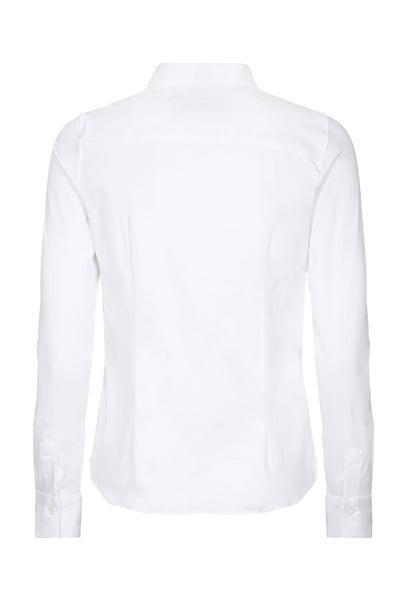 Tina Jersey Shirt White - 131660 Thumbnail