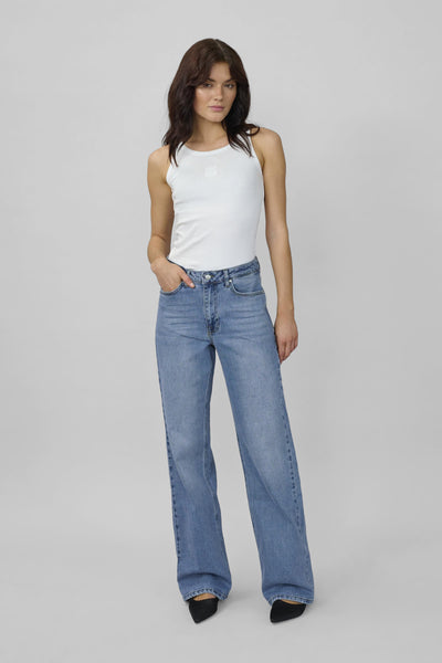35 THE LOUIS 139  HIGH WIDE Y Medium Blue Wash - 10704222 Thumbnail