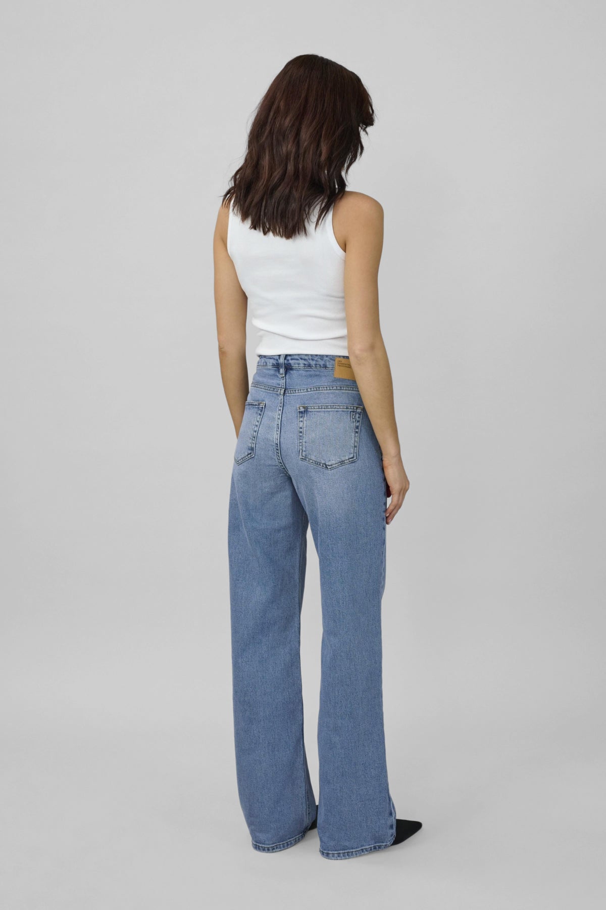 35 THE LOUIS 139  HIGH WIDE Y Medium Blue Wash - 10704222